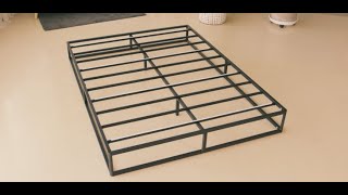 [Instruction] Olee Sleep 9 Inch Modern Metal Platform Bed Frame Assembly (Steel 