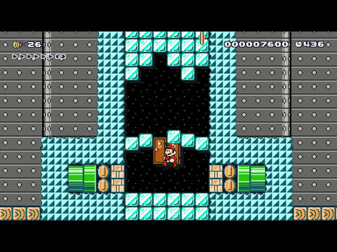 Super Mario Maker - Dodge the Falling Ice!
