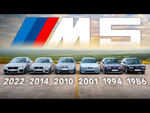 Wer ist schneller? Alle BMW M5 gegeneinander!