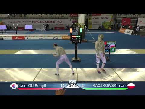 Seoul Grand Prix 2023 SMS - L32 - Gu Bongil KOR v Krzysztof Kaczkowski POL