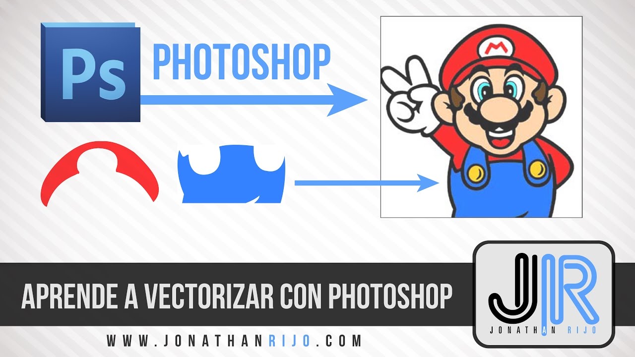 Aprende a Vectorizar con Photoshop - Tutorial - Jonathanrijo.com
