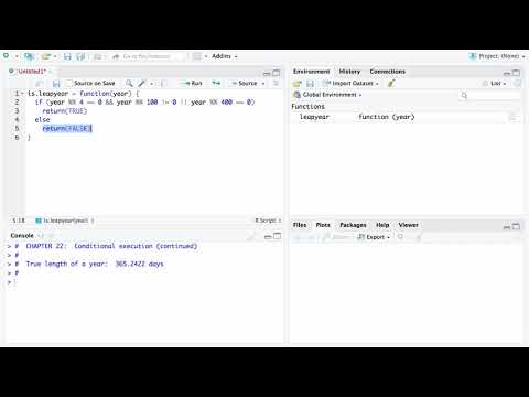 Conditional Execution Chapter 22