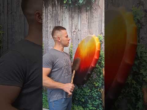 Бубен Вогняний Дракон 64 на 52 см