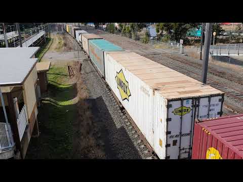 Pacific National's 2MB4 (NR43 - AN7 - NR89) at Leightonfield, NSW.
