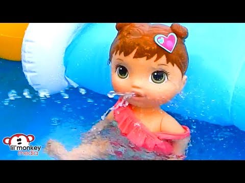 💦 Baby Alive Pool Day! 👶🏼