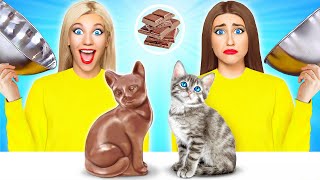 Real Food vs Chocolate Food Challenge #5 by Multi DO Challenge