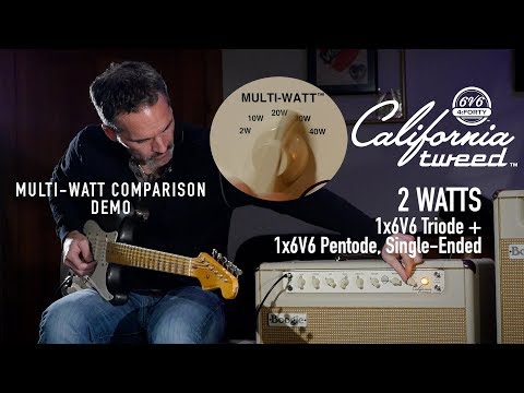 MESA/Boogie California Tweed 6V6 4:Forty Multi-Watt Comparison