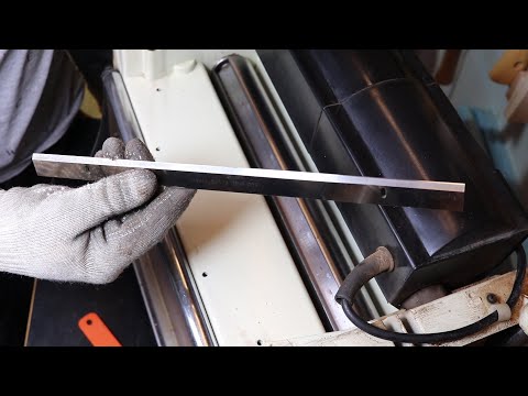 How to change a thickness planer blades