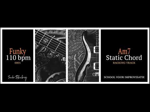 Funky Am7 Backing Track   Static Chord   110bpm