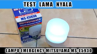 Download lagu BATTERY LIFE TEST: MITSUYAMA 30 WATT AC/DC EMERGENCY LIGHT BULB mp3 Download lagu BATTERY LIFE TEST: MITSUYAMA 30 WATT AC/DC EMERGENCY LIGHT BULB mp3