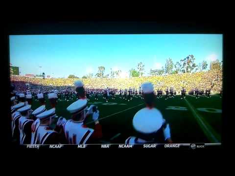 University of Wisconsin Badgers marching band, Rose Bowl halftime show 2012