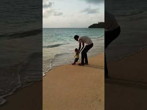 Shashwat enjoying the waves #trendingshorts #viralshort