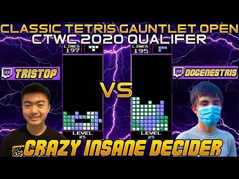 Classic Tetris Gauntlet 2020 CTWC Qualifier - Tristop vs. Dogenestris DECIDER