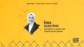 Zirve 2025 Hoş Geldiniz Konuşması | Dr. Esra Albayrak