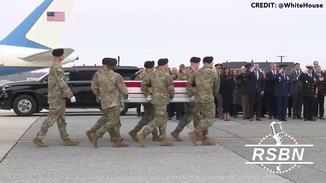 WATCH: President Trump and the First Lady Attend a Dignified Transfer for Fallen Soldiers - 03/07/26