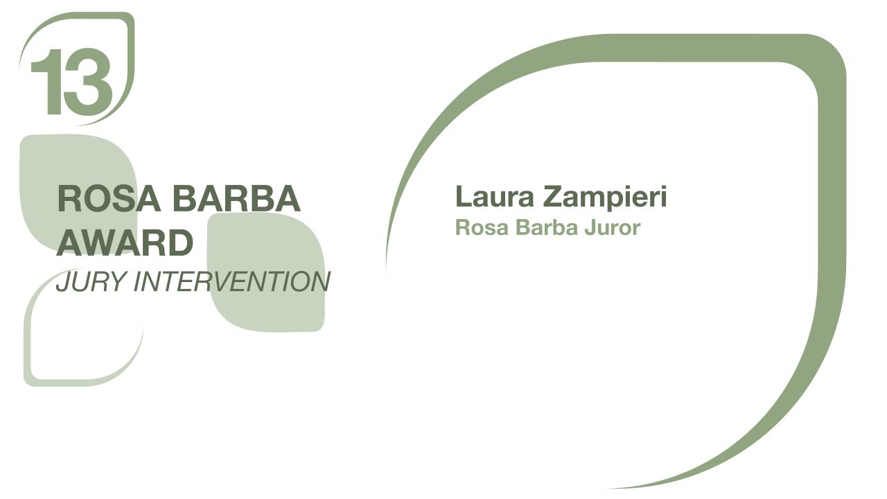 Laura Zamperi · Rosa Barba Award Jury — Ver en YouTube