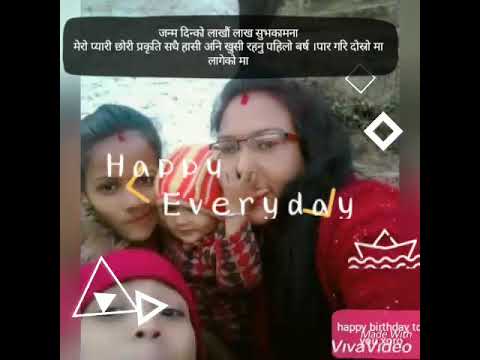 happy birthday to you xori prakriti by dilu.com