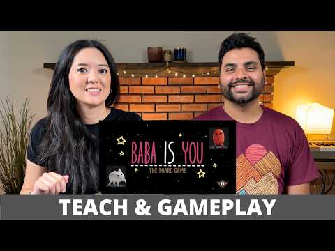 YouTube 動画「Baba Is You: The Board Game - Teach & Playthrough」のサムネイル