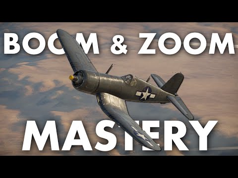 Demonstrating Peak Boom & Zoom Technique - F4U-1D Corsair