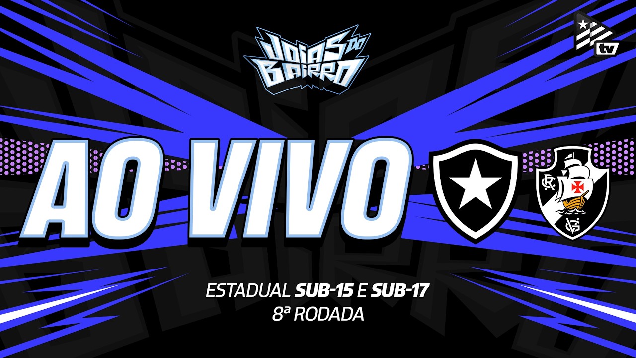 AO VIVO: Botafogo enfrenta o Vasco pelo Campeonato Carioca Sub-15 e Sub-17