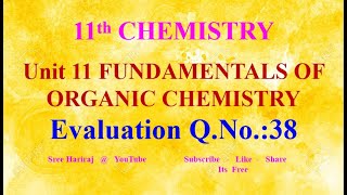 Download Lagu Evaluation Q.No.:38 / FUNDAMENTALS OF ORGANIC CHEMISTRY / Unit - 11 / 11th Chemistry Thumbnail
