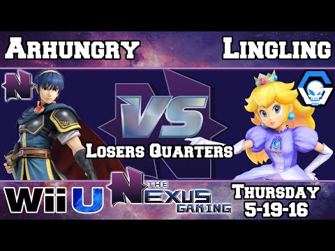 Nexus| Arhungry (Marth) vs UG| Lingling (Peach) - Losers Quarters 5-19-16