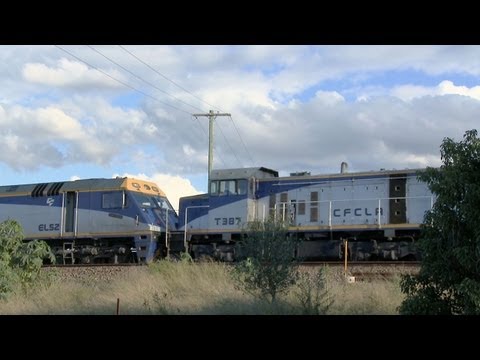 El Zorro Grain Train In New South Wales (8/6/2010) - PoathTV Australian Railways