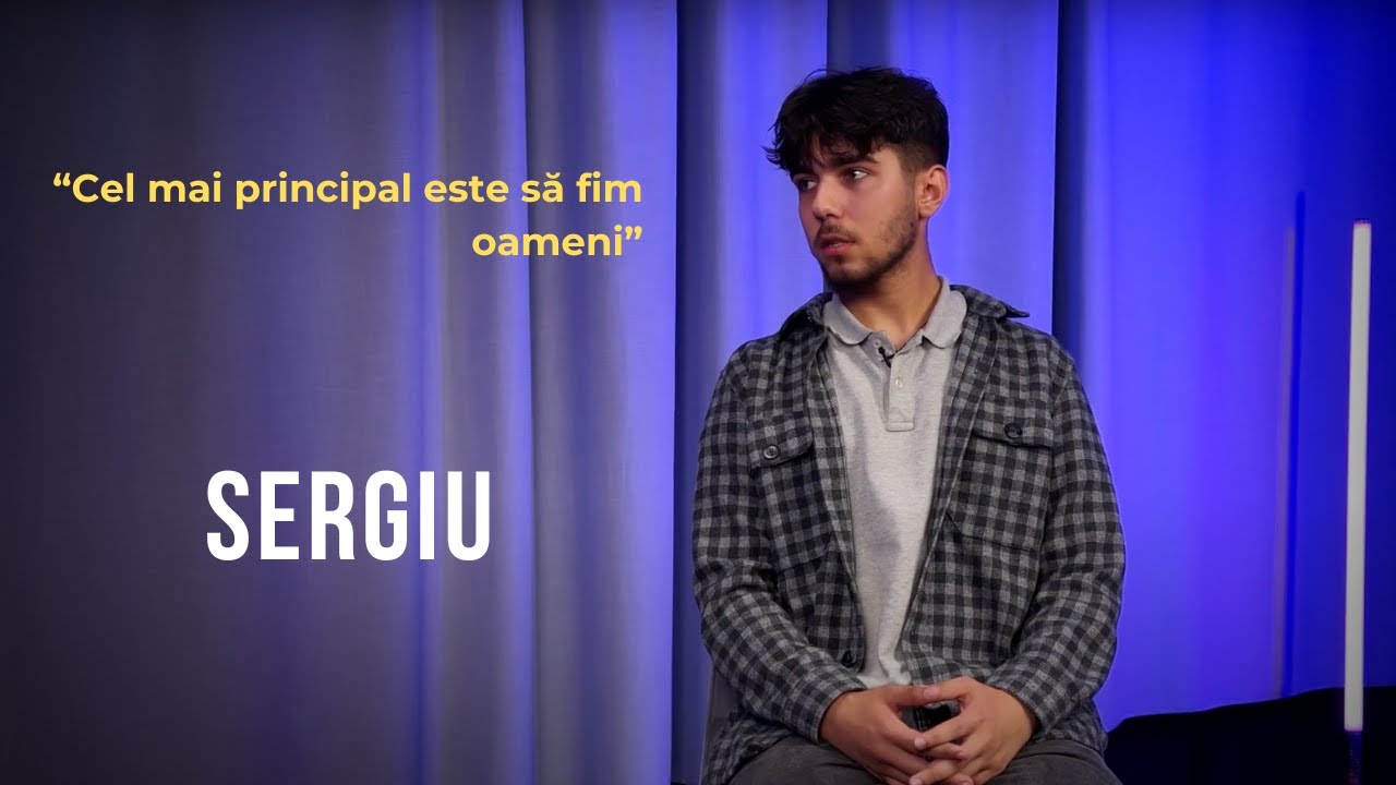 Emisiunea 11. Cel mai principal este să fim oameni, Sergiu.
