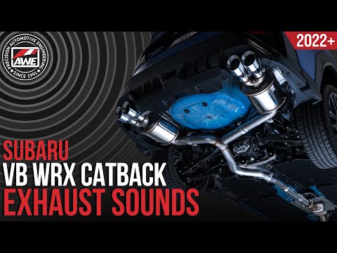 2022+ Subaru VB WRX: AWE Catback Exhausts