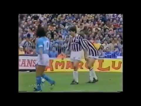 Michel Platini vs SSC Napoli (Away) 1986/87 - The last game against Maradona