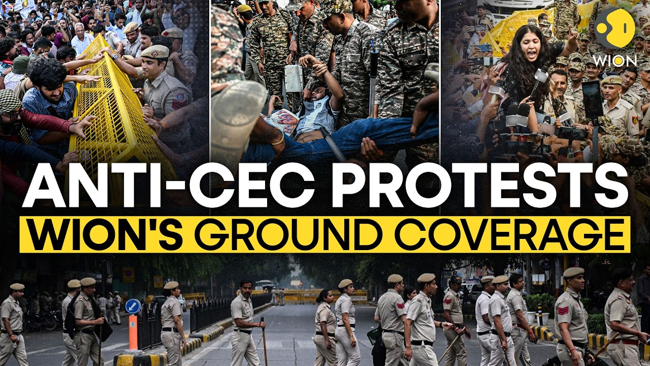 Delhi Protest LIVE: Anti-CEC Row HEATS Up in Delhi | I.N.D.I.A Bloc Leaders March to Top Court