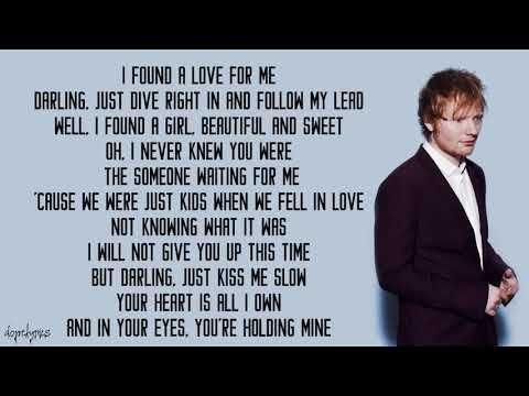 Perfect - Ed Sheeran (Lyrics) | HD | 2020