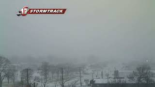 KMIZ studio time lapse Thursday morning through afternoon