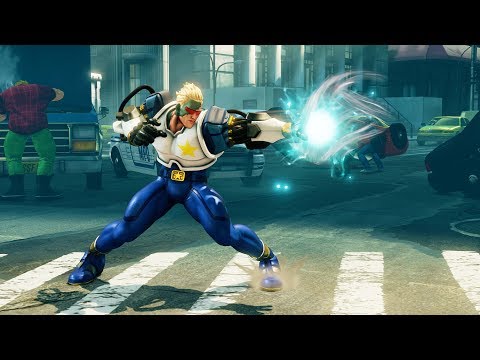 SF5: Nash Captain Commando crossover costume showcase All Colors + combos + some matches