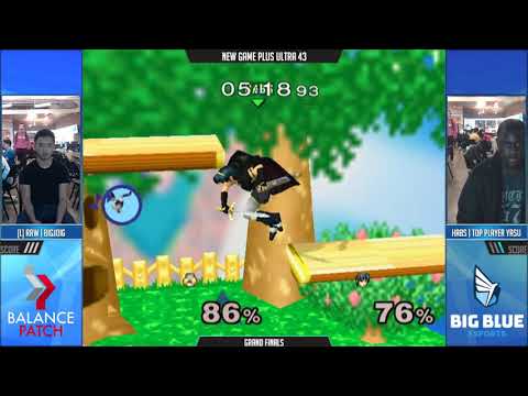 NGPU 43 SSBM - BigJoig [L] (Falco) vs. Yasu [W] (Marth) - Melee GF