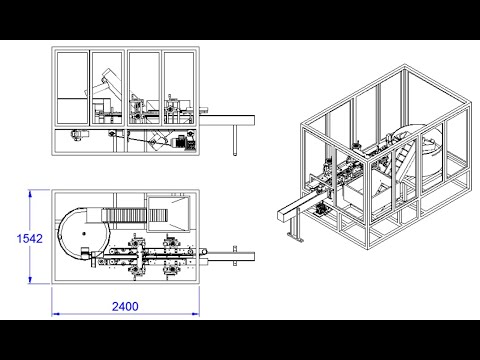 Automatic bottle unscrambler