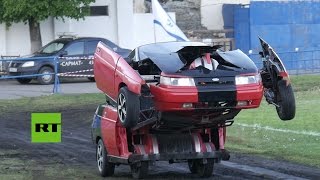 Rusia: Un coche Lada se convierte en un &#39;Transformer&#39;