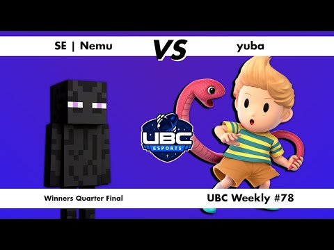 UBC Weekly #78 Winners Quarter Final - SE | Nemu (Steve) Vs. yuba (Lucas)  - SSBU