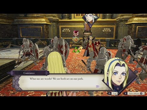 Fire Emblem: Three Houses - Constance Vs Edelgard At Enbarr Unique Dialogue