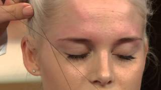 Trådning - trendig hårborttagningsmetod från Mellanöstern - Nyhetsmorgon (TV4)