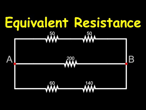 Equivalent Resistance | Series and Parallel Resistors | Solved Circuit Example  | Step by Step