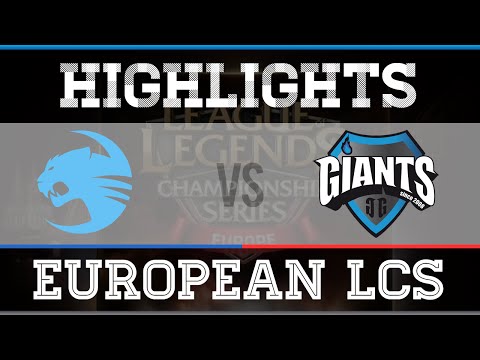 EU LCS Spring 2015 Highlights : Roccat vs Giants (W3D1)