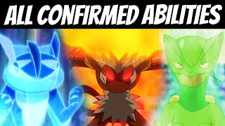 Every Confirmed Ash Ketchum Pokemon Ability