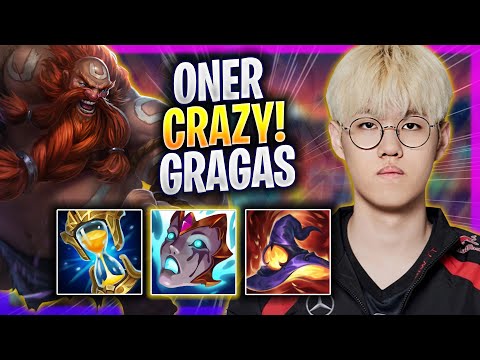 ONER CRAZY GAME WITH GRAGAS! - T1 Oner Plays Gragas JUNGLE vs Viego! | Season 2024