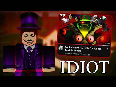 LAUGHING at the Worst Roblox Asym Review Ever - "Terrible Games for Terrible People"