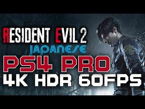 [PS4 PRO] Resident Evil 2 Remake (4K HDR 60FPS) | Japanese Full One-Shot DEMO in PERFECT Quality