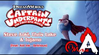 CAPTAIN UNDERPANTS Official Trailer  Song (Kid Ink - Delirious)