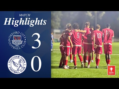 Young Hoops romp into next round | FA Youth Cup Highlights | Oxford City 3-0 Thatcham Town