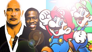 Mario and Luigi vs. The Rock and Kevin Hart - Rap Battle