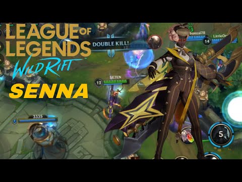 SENNA ADC - SEASON 6 GAMEPLAY - WILD RIFT